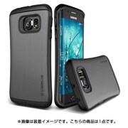 プラスチック×TPU2層構造耐衝撃ケース ダークシルバー HARD DROP for GALAXY S6 Edge