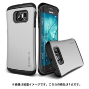 プラスチック×TPU2層構造耐衝撃ケース ライトシルバー HARD DROP for GALAXY S6 Edge