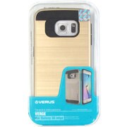 プラスチック×TPU2層構造耐衝撃ケース シャインゴールド Verge for for GALAXY S6 Edge