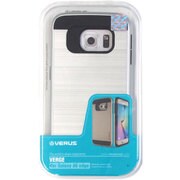 プラスチック×TPU2層構造耐衝撃ケース ライトシルバー Verge for for GALAXY S6 Edge
