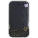 手帳型牛本革レザーケース ネイビー Genuine leather diary case for GALAXY S6 Edge