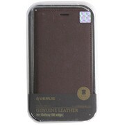 手帳型牛本革レザーケース ワインレッド Genuine leather diary case for GALAXY S6 Edge