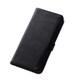 Galaxy S6 edge専用 シンプルブックレザーケース 合皮 ブラック RT-SC04GLBC6/B