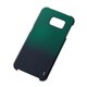 Galaxy S6 edge専用 グラデーションハードケース ブラック/グリーン RT-SC04GC5/BG