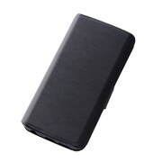 Galaxy S6 edge専用 スリムレザーケース 合皮 ブラック RT-SC04GSLC1/B