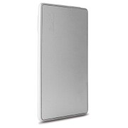 スマートフォン用バッテリー ウルトラスリム 1500mAh 出力 1A w/Micro Cableシルバー BB15P1SIL