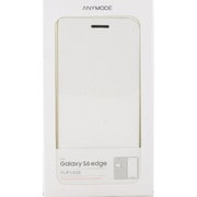 Galaxy S6 edge用 フリップケース Shrunken ホワイト FA00027KWH