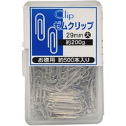 ゼムクリップ 大 29mm 500g 増量タイプ GクリK-1-SC