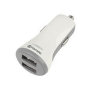 DC充電器 2ポートUSBカーチャージャー WH
