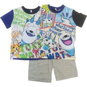 妖怪ウォッチコミック 2トップスパジャマ 110cm 黒 2284937