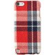 iPod touch 第5世代専用 ファブリックケース 液晶保護フィルム付 レッドチェック TR-FCTC14-RC