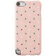 iPod touch 第5世代専用 ファブリックケース 液晶保護フィルム付 ピンクドット TR-FCTC14-PKD