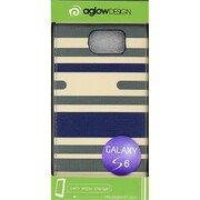 GALAXY S6 ボーダー(2)手帳型ケース ネイビー IQ-GS6B2-NV
