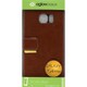 GALAXY S6 Edgeスタンダード手帳型ケース ダークブラウン IQ-GS6EST-DB