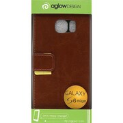 GALAXY S6 Edgeスタンダード手帳型ケース ダークブラウン IQ-GS6EST-DB