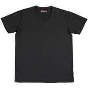 3115JG111005 [V首半袖Tシャツ X100 メンズ Lサイズ ブラック]