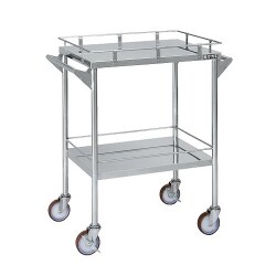 CSF-D4SU [ステンレス CSワゴン CSFタイプ コボレ止め両端取手付 600×450×865mm 完成品]