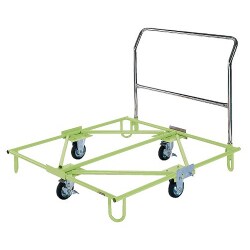 SC-110T [樹脂パレット台車 取手付きタイプ 1245×1105×893mm 完成品]