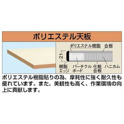 ヨドバシ.com - サカエ TKK4-186PI [低床用軽量高さ調整作業台 1800