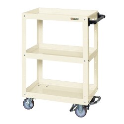 CSWA-608BRNUI [ニューCSスーパーワゴン (フットブレーキ付) 600×400×893ｍｍ 組立式]