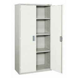 KU-90A2GY [工具管理ユニット スチール両開き扉タイプ 900×450×1760mm 完成品]