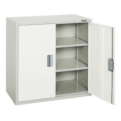 KU-93BGY [工具管理ユニット スチール両開き扉タイプ 900×450×880mm 完成品]