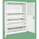 PNH-1263PC3W [保管システム スライド棚、パンチングパネル付タイプ 1200×640×1800mm 完成品]