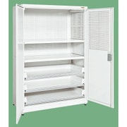 PNH-1263PC3W [保管システム スライド棚、パンチングパネル付タイプ 1200×640×1800mm 完成品]