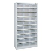 SCR-180C [コンテナラック・透明コンテナ付き 900×380×1800mm 完成品]