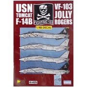 41-4125 [1/48スケール USN F-14B VF-103 Jolly Rogers デカールシール]