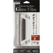 IH-IP06GA33S [iPhone 6/6s用 ガラスフィルム＋アルミフレーム 旭硝子製 シルバー]