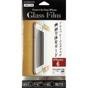 IH-IP06GA33G [iPhone 6/6s用 ガラスフィルム＋アルミフレーム 旭硝子製 ゴールド]