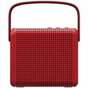 ポータブル Bluetooth スピーカー レッド BOOMAX Bluetooth Speaker Red
