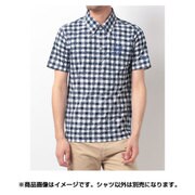 CBM2703 [半袖ニットシャツ Lサイズ ネイビーブルー]