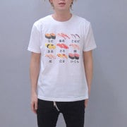 S-217A [Tシャツ 寿司日本語 白 S]
