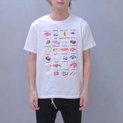 S-1604 [Tシャツ 寿司英語 白 3L]