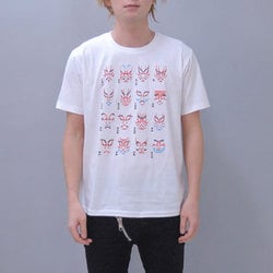 S-3289 [Tシャツ 歌舞伎隈取 白 L]