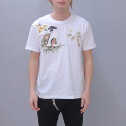 S-1343A [Tシャツ 浮世絵 白 3L]