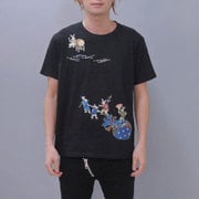 S-1360A [Tシャツ 綱引兎 黒 LL]