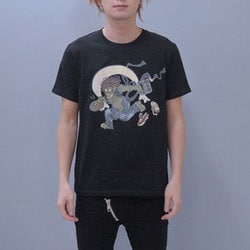 S-1417A [Tシャツ DJ風神 黒 S]