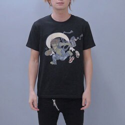 S-1417A [Tシャツ DJ風神 黒 M]