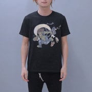 S-1417A [Tシャツ DJ風神 黒 3L]