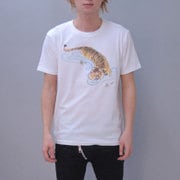 S-1537A [Tシャツ 流水虎 白 LL]