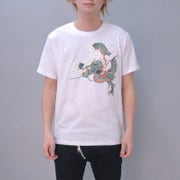 S-1670A [Tシャツ 緑龍 白 L]