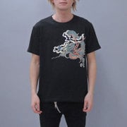 S-1670A [Tシャツ 緑龍 黒 L]