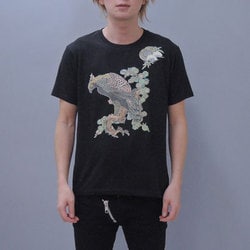 S-1793A [Tシャツ 鼓鷲 黒 S]