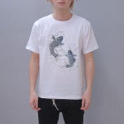 S-1693A [Tシャツ 踊鯉 白 L]