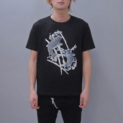S-1693A [Tシャツ 踊鯉 黒 L]