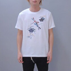 S-1539A [Tシャツ 桔梗蜻蛉 白 3L]