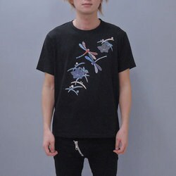 S-1539A [Tシャツ 桔梗蜻蛉 黒 S]